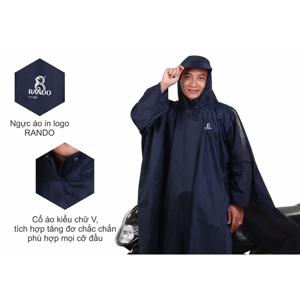 Áo mưa Poncho vải BEST bền bỉ, nhanh khô RANDO