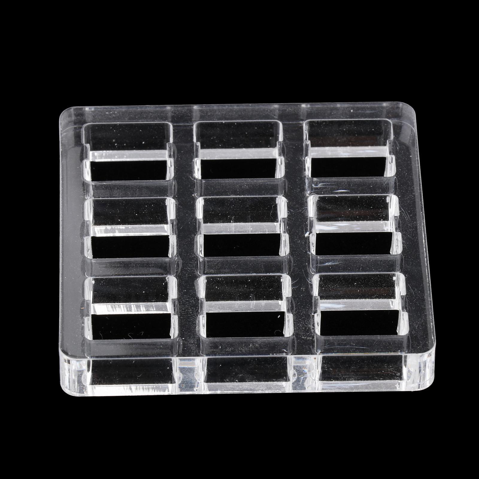 2 Pieces Clear Switch Tester Base Acrylic Plate for Cherry Mx Switch