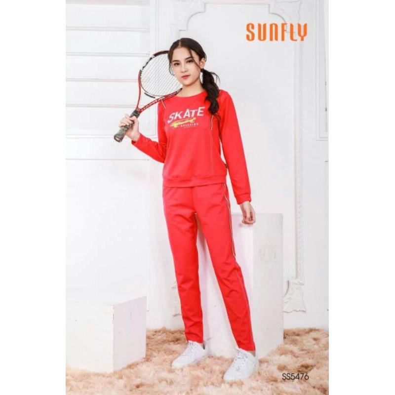 Bộ đồ mặc nhà thể thao cotton SUNFLY mã SS5476