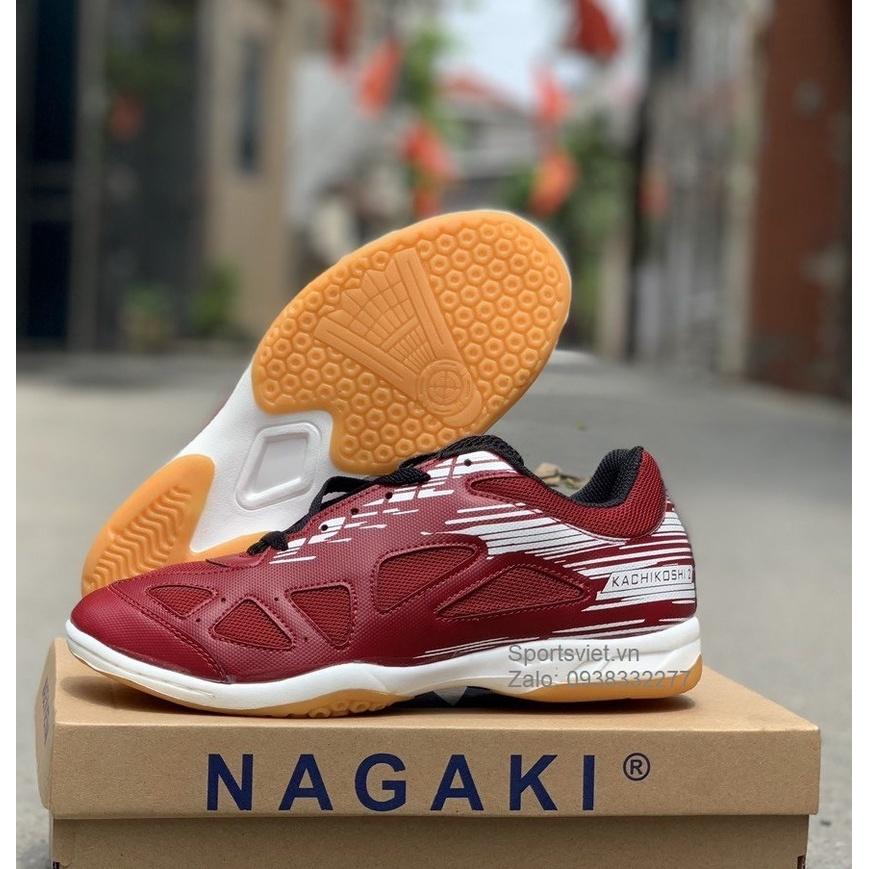 Giày đánh bóng chuyền - cầu lông bóng bàn sân bê tông nam nữ giá rẻ cao cấp giày thể thao Nagaki