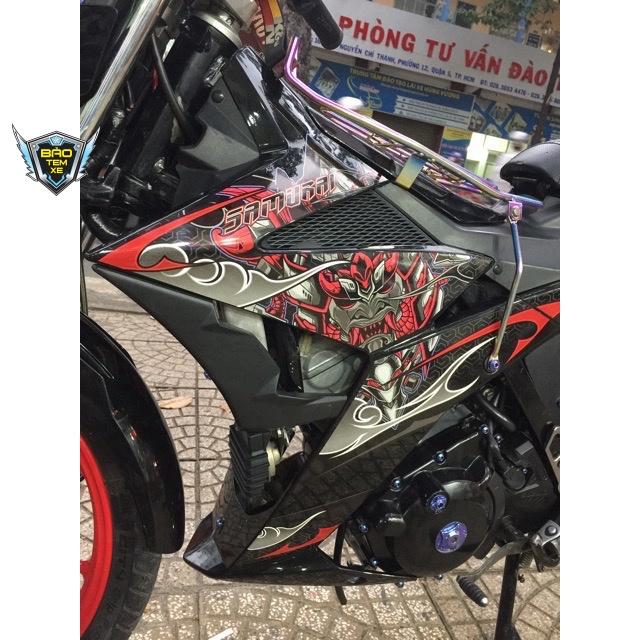 Tem xe Satria fi samurai