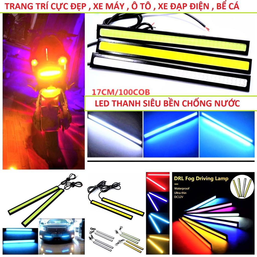 Dây led thanh trang trí ô tô xe máy chống nước loại tốt siêu bền hàng đẹp