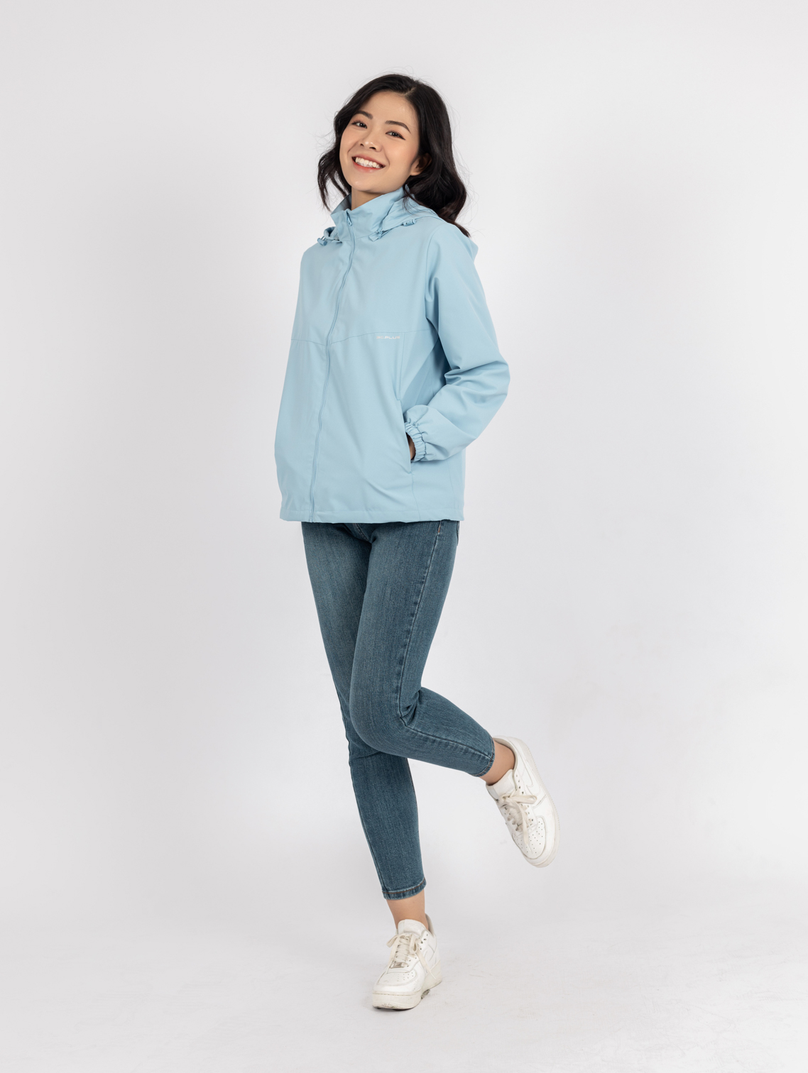 Áo Khoác Gió Nữ YODY 3C Plus cao cấp 2 lớp Cản gió, Cản bụi, Chống ngấm nước AKN5040