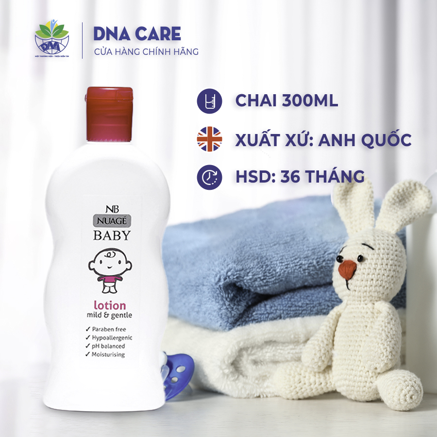 Kem dưỡng da cho bé sơ sinh Nuage chai 300ml