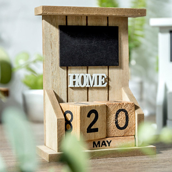 Lịch khối gỗ để bàn Lịch khối gỗ để bàn