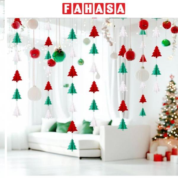 Dây Giấy Cây Thông 3D Trang Trí Giáng Sinh 3 m - Vinacraft