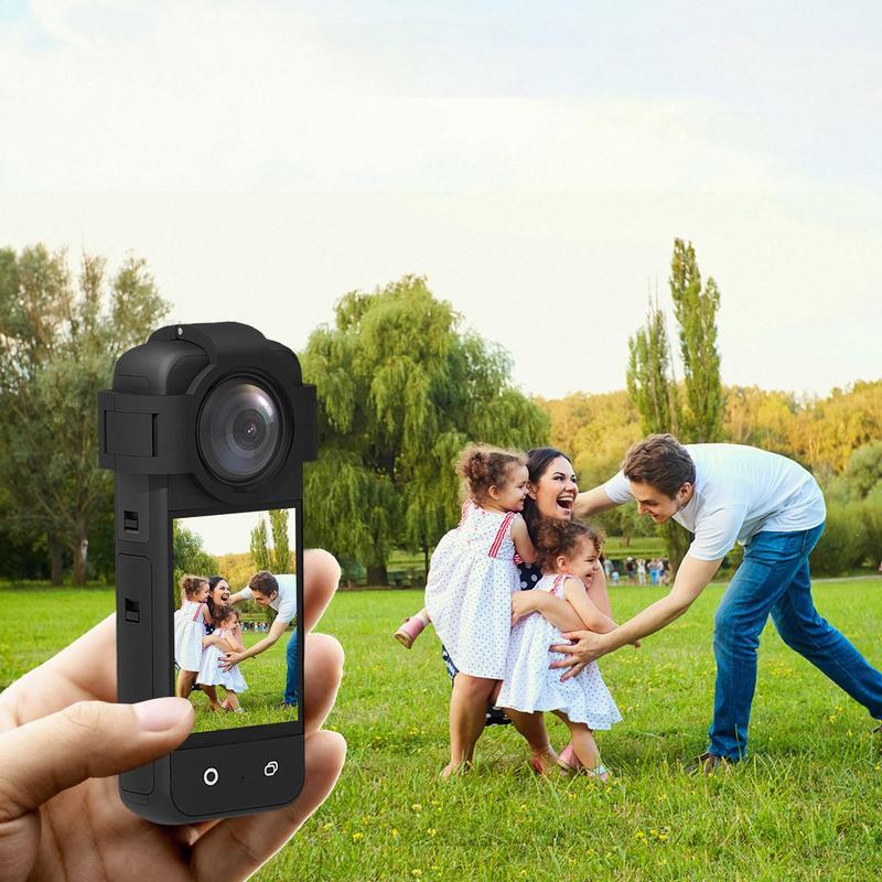 Bảo Vệ Ống Kính Cho Insta360 X3 Camera Hành Động Nắp Bảo Vệ Cao Cấp Bảo Vệ Ống Kính Cho Insta360X3 Hành Động Canera Bảo Vệ Phụ Kiện