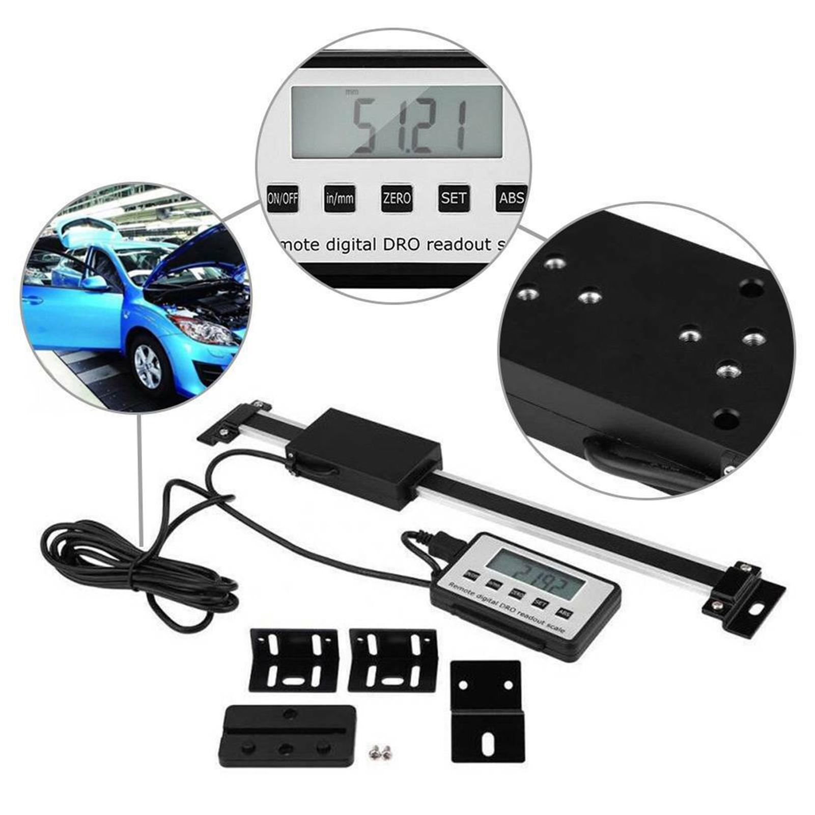 0-300mm Digital LCD Accurate DRO Readout Scale For Milling Lathe Linear Tool