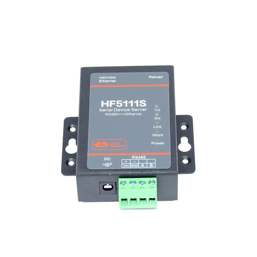 Máy chủ cổng nối tiếp công nghiệp Máy chủ chuyển đổi đường truyền RS485 sang Ethernet HF5111S IOT hỗ trợ Modbus TCP