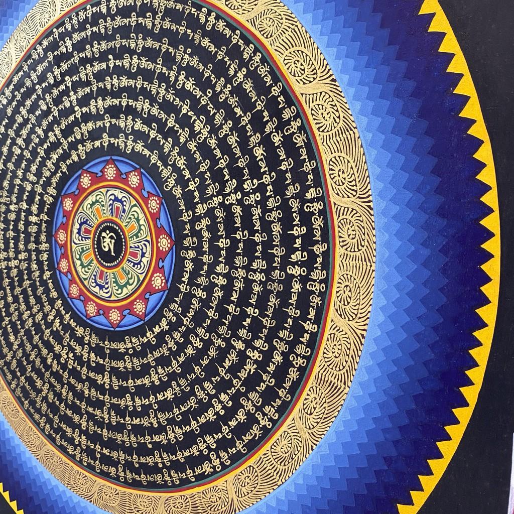 Tranh Thangka Mandala vẽ tay từ Tây Tạng - Mẫu 0201