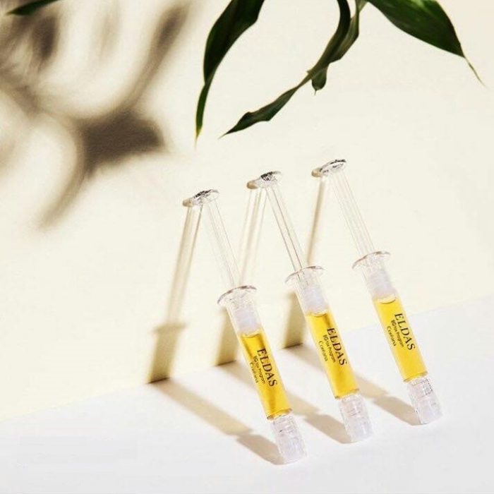 Hộp 4 ống tế bào gốc Eldas EG Tox Program Coreana 2ml x4 + Tặng Kèm 1 Băng Đô Tai Mèo (Màu Ngẫu Nhiên)