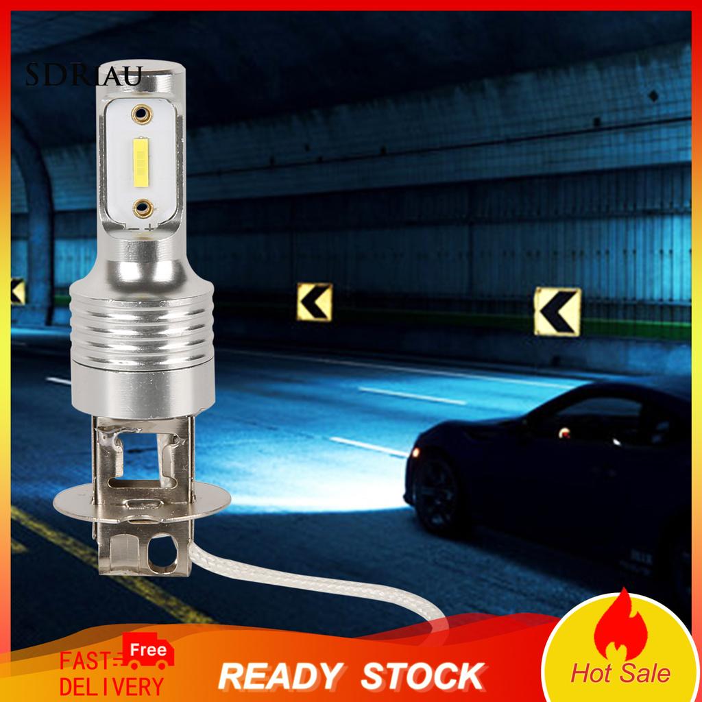 2 Bóng Đèn Pha H3 30w Ip67 Siêu Sáng Cho Xe Hơi