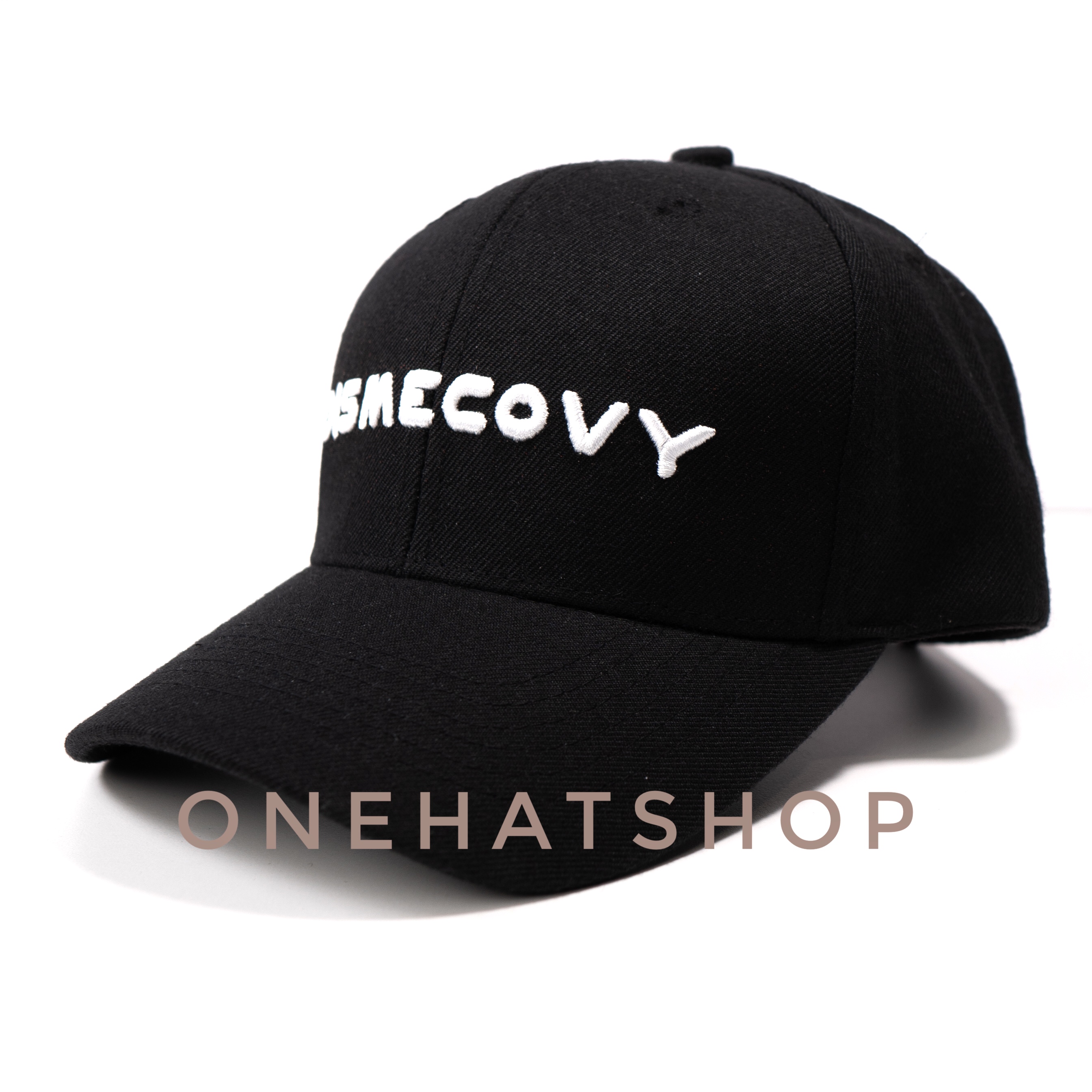 Nón lưỡi trai baseball cap logo Dismecovy quai khoá đen Brand One Hat