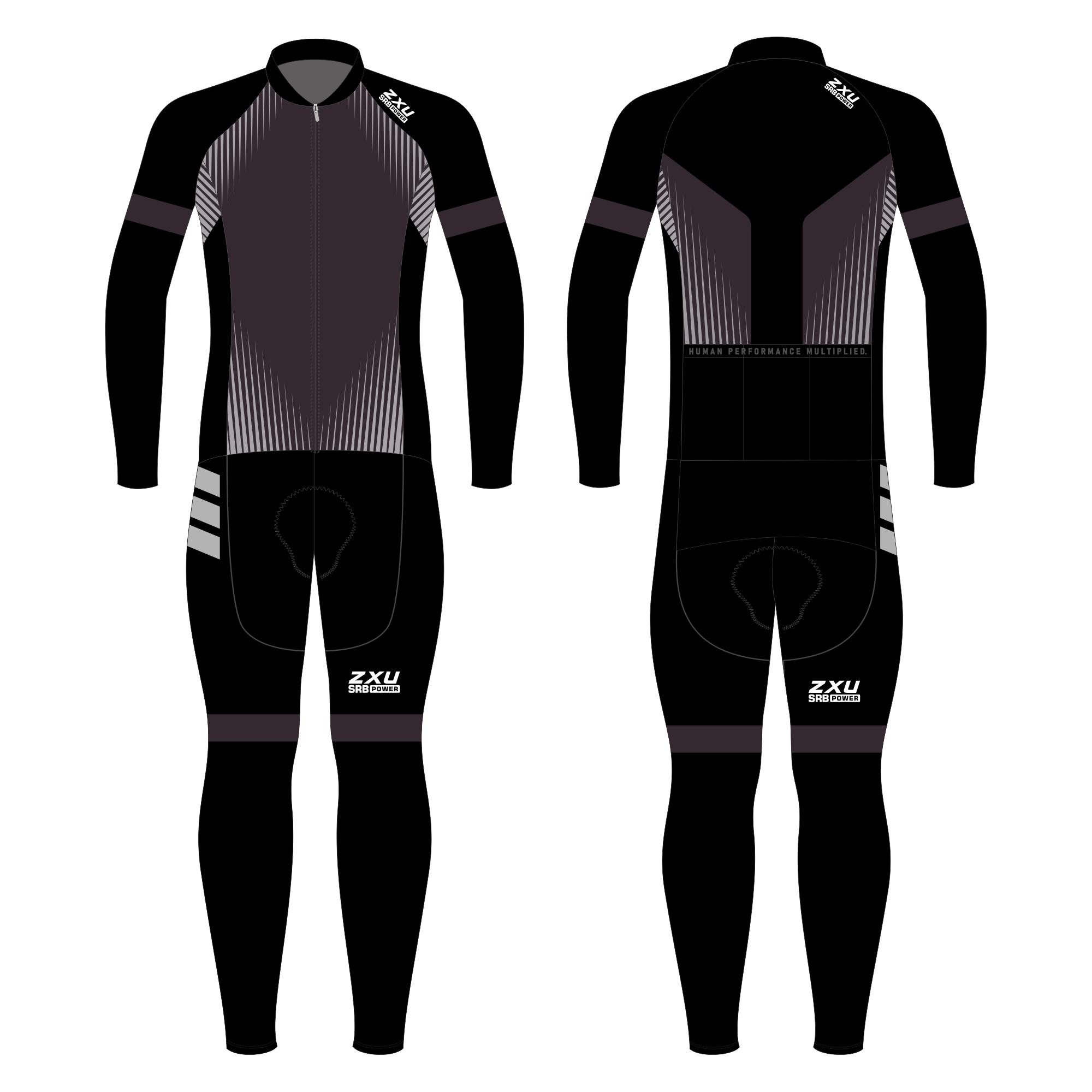 Skinsuit tay áo dài mới ZXU Trisuit SrbPower Triathlon Quần áo Jumpsuit Bơi Cycling Chạy Wetsuit cạnh tranh Trang phục Color: 8 Size: XS