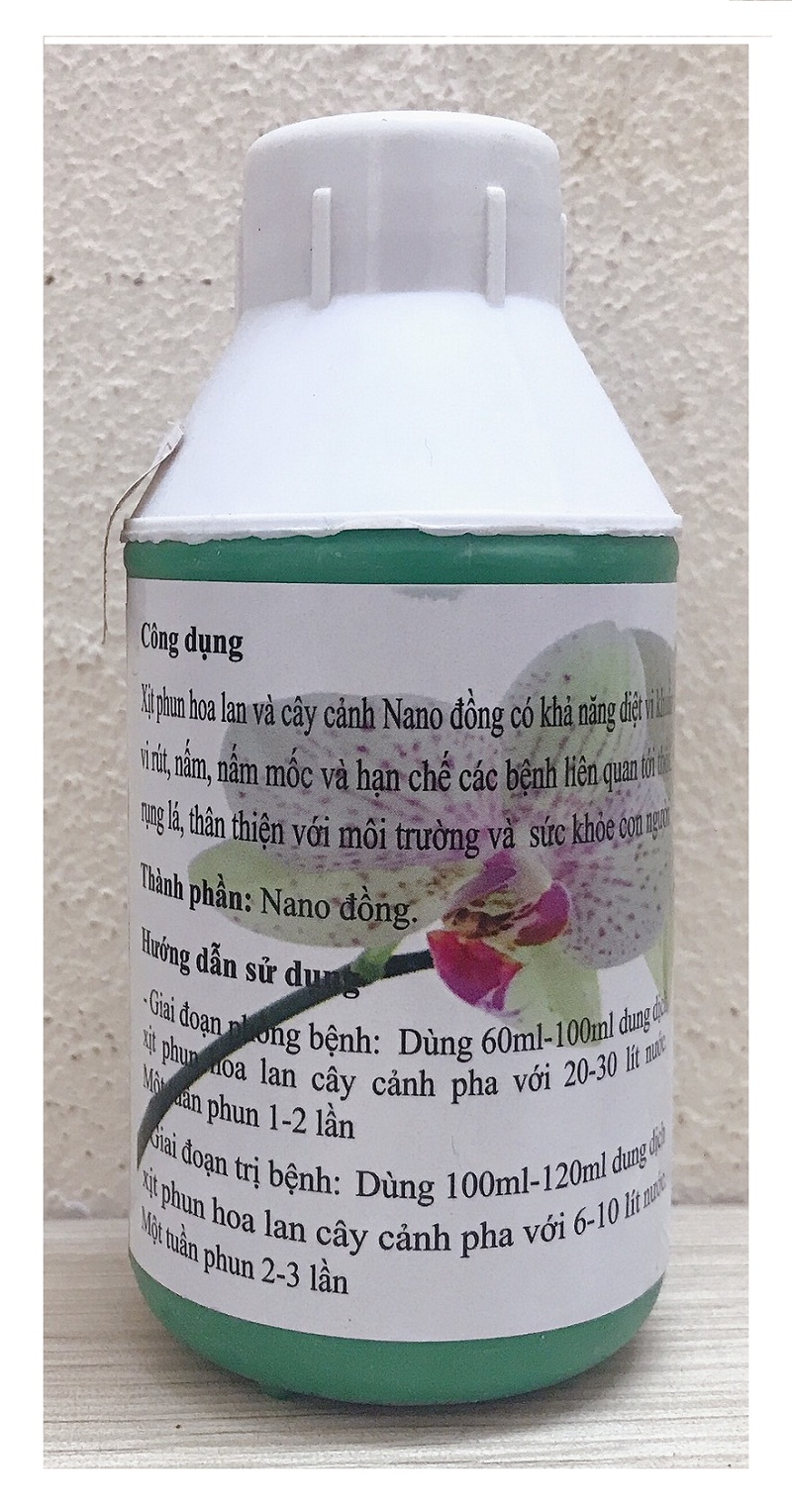 Combo Xịt, Phun Hoa Lan, Cây Cảnh NANO Đồng + NANO Bạc