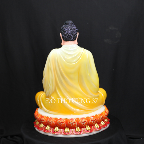 TƯỢNG BỔN SƯ THÍCH CA ÁO VÀNG NGỒI TÒA SEN