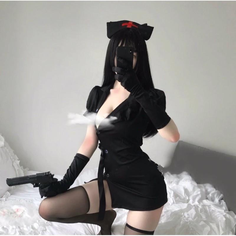 Bộ ngủ cosplay Y Tá Huyền Bí GIAO HOẢ TỐC HCM