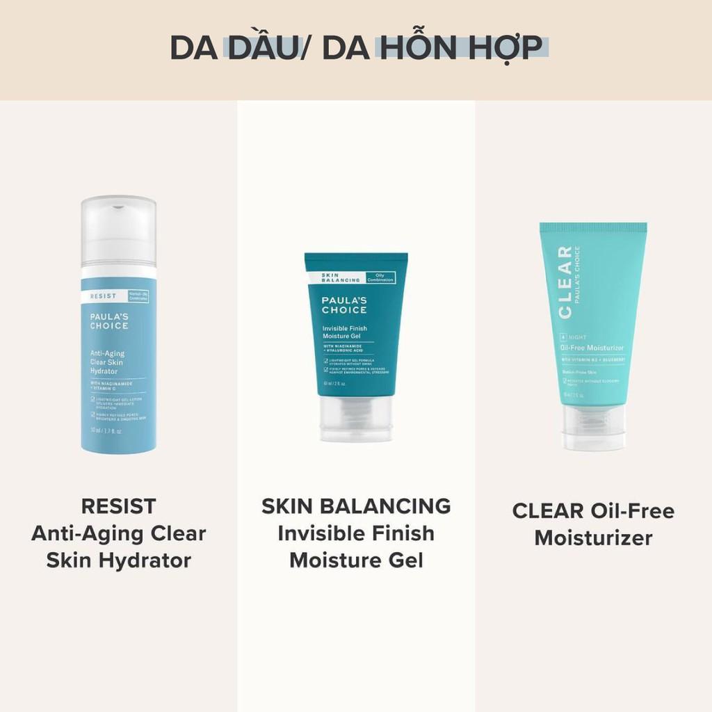 Kem dưỡng đêm không chứa dầu dành cho da mụn Paula's Choice Clear Oil - Free Moisturizer