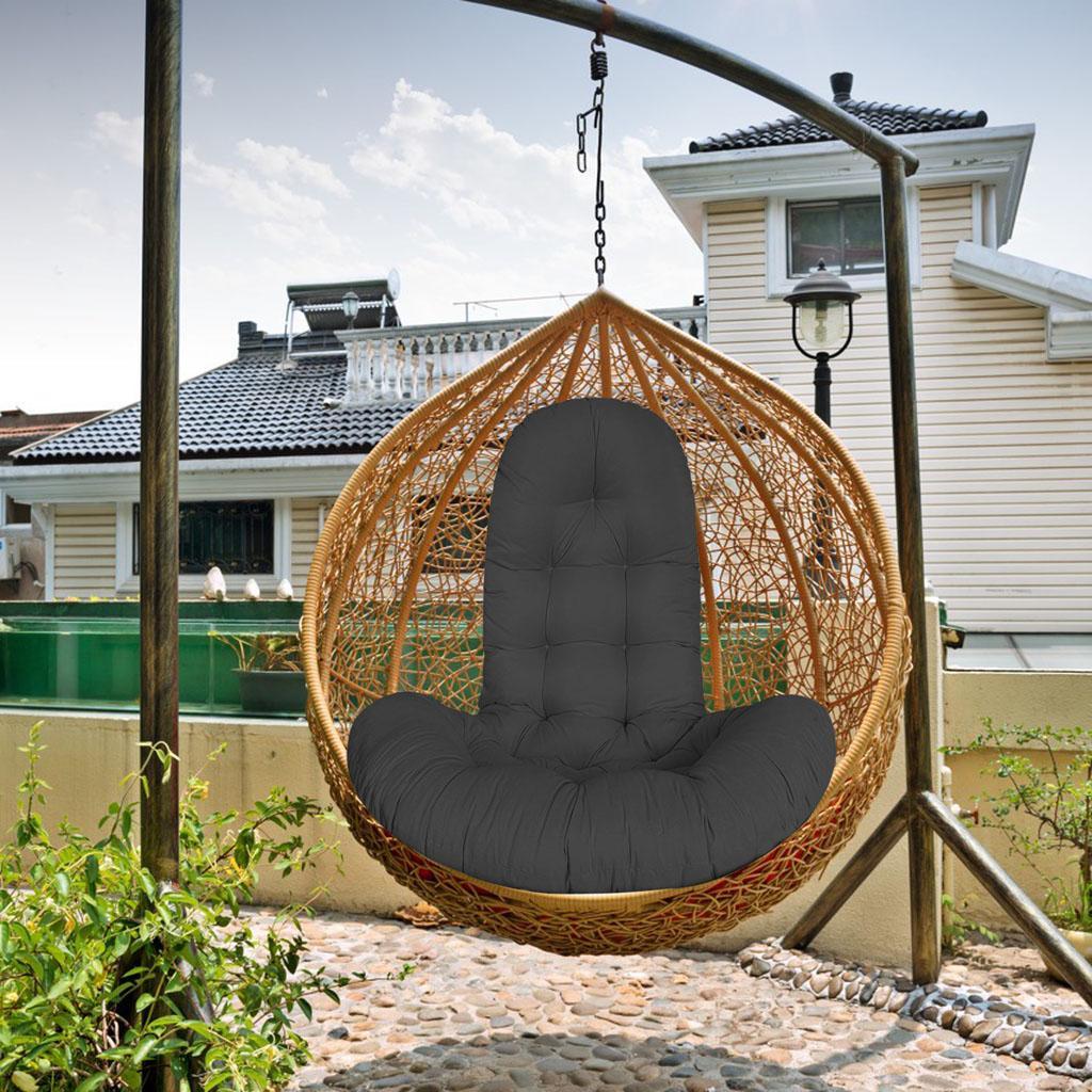 Hanging Egg Chair Cushion Outdoor Indoor Garden Swing Chair Seat Cushion Pad