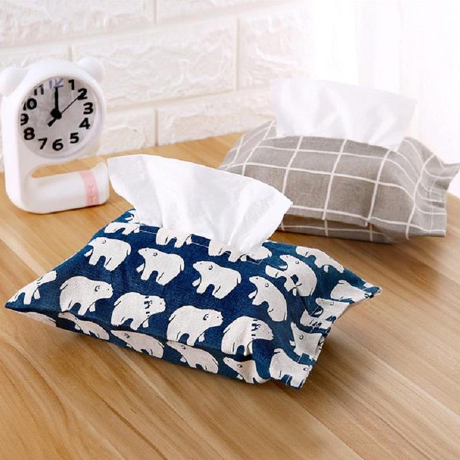 Hộp đựng khăn giấy sáng tạo dễ thương giặt lại được