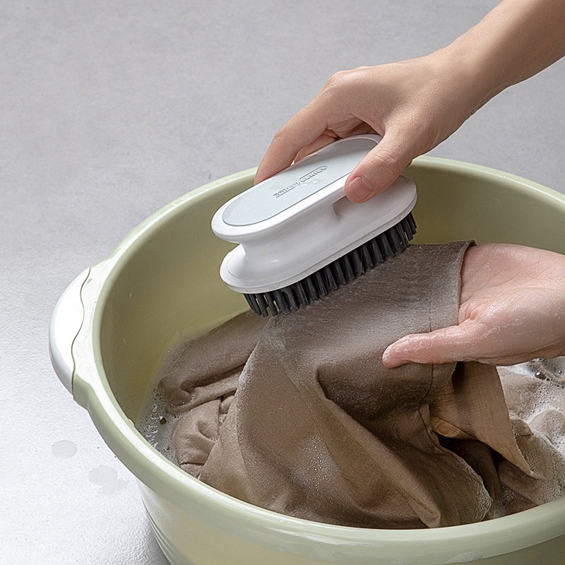 Bàn Chải Nhựa Chà Sàn và Giặt Đồ Có Tay Cầm Cao Cấp