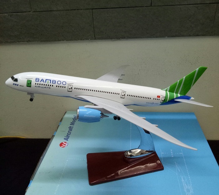 Mô hình máy bay tĩnh Bamboo B787 28cm