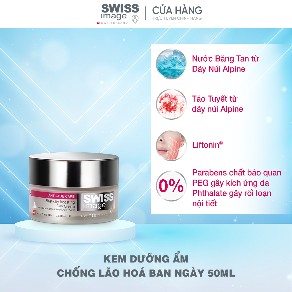 Kem Dưỡng Ẩm Ngừa Lão Hoá Ban Ngày Swiss Image 36+ Elasticity Boosting Day Cream 50ml