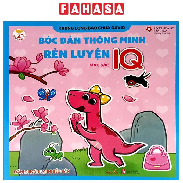 Khủng Long Bạo Chúa David - Bóc Dán Thông Minh Rèn Luyện IQ - Sắc Màu