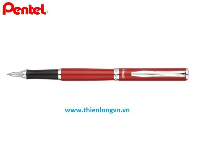 Bút ký cao cấp Pentel K611B thân bút màu đỏ