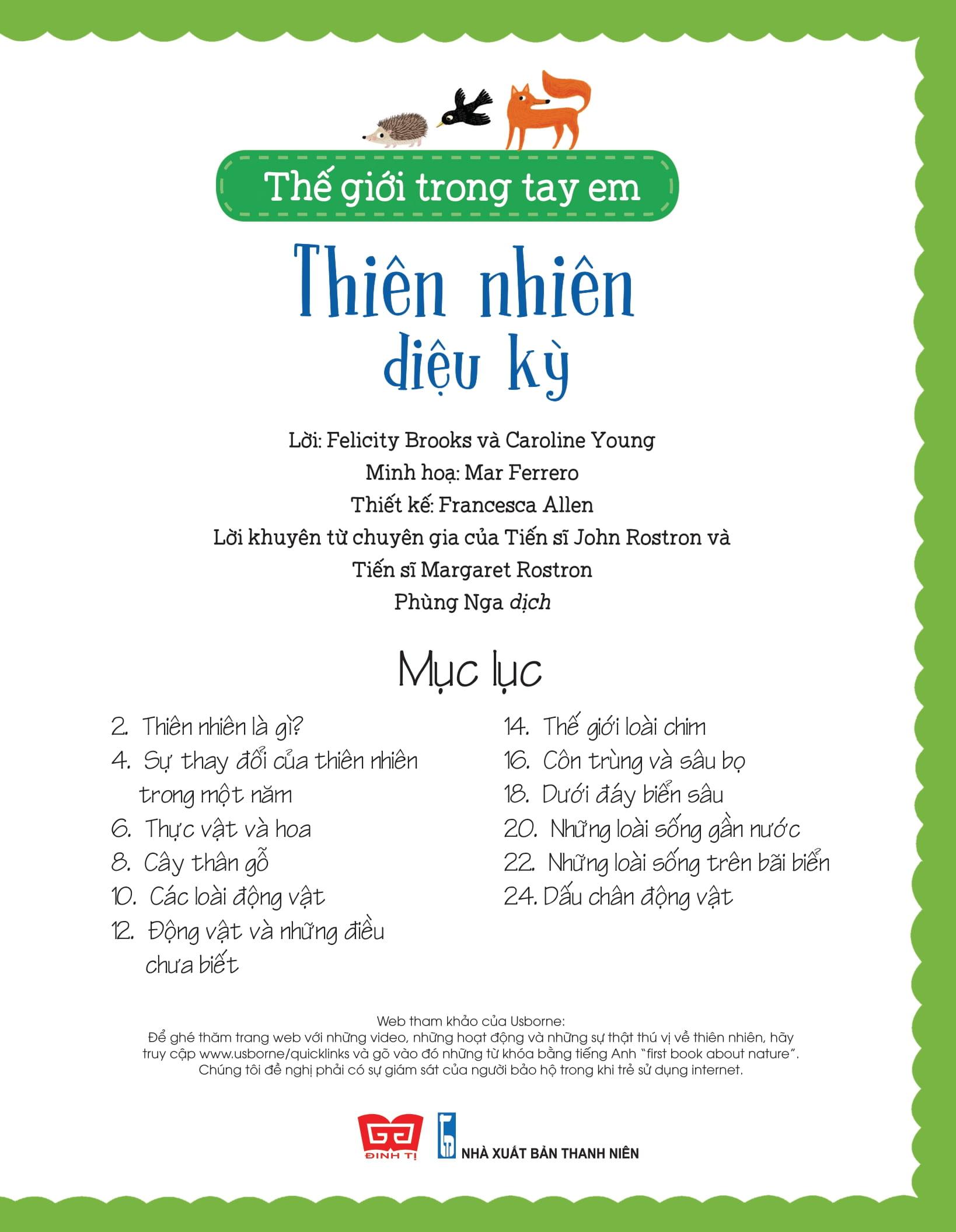 Sách Thế Giới Trong Tay Em - Thiên Nhiên Diệu Kỳ