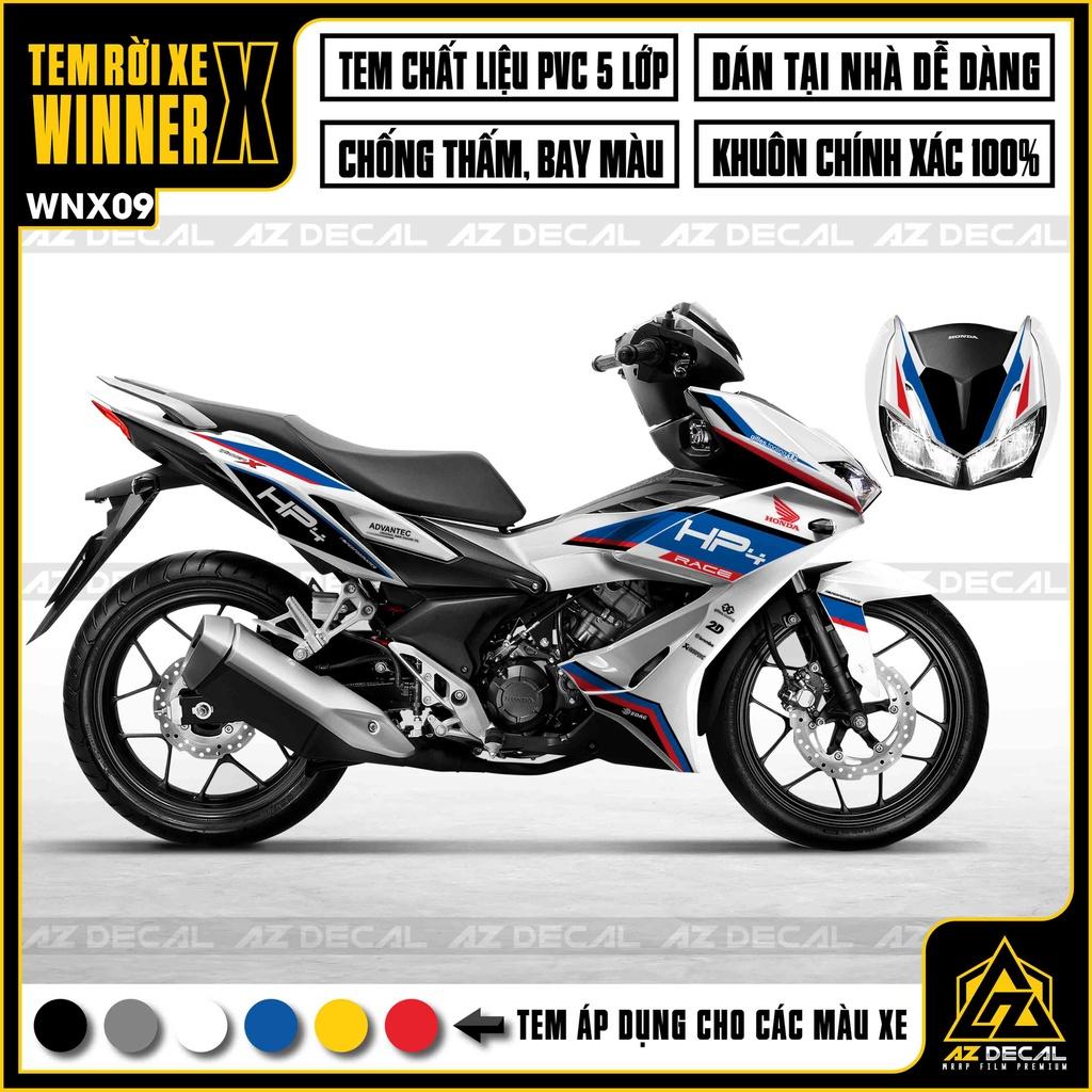 Tem Rời Xe Winner X Chủ Đề HP4 | WNX09 | Decal Chế Xe Máy Chất Liệu PVC Chống Nước, Chống Bay Màu - Nền Trắng
