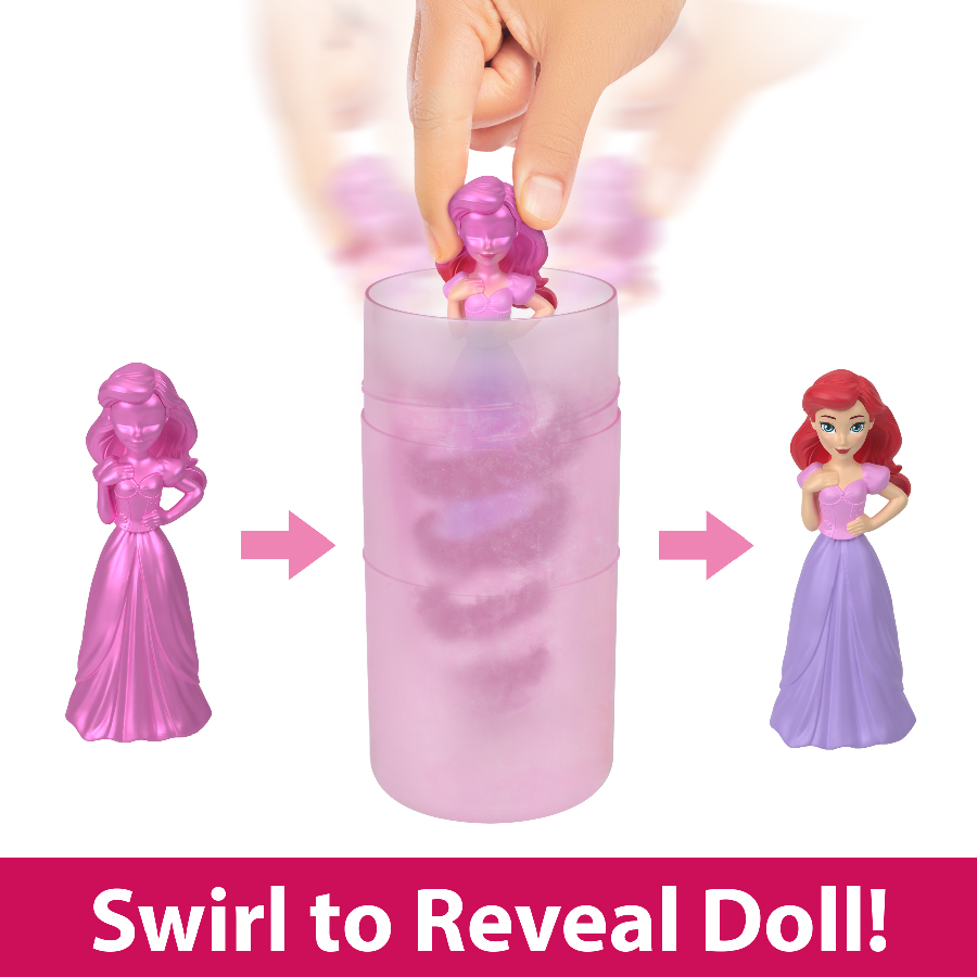 Đồ Chơi Công Chúa Disney Princess Bé Nhỏ Đổi Màu-Phiên bản Thời Trang DISNEY PRINCESS MATTEL HMK83