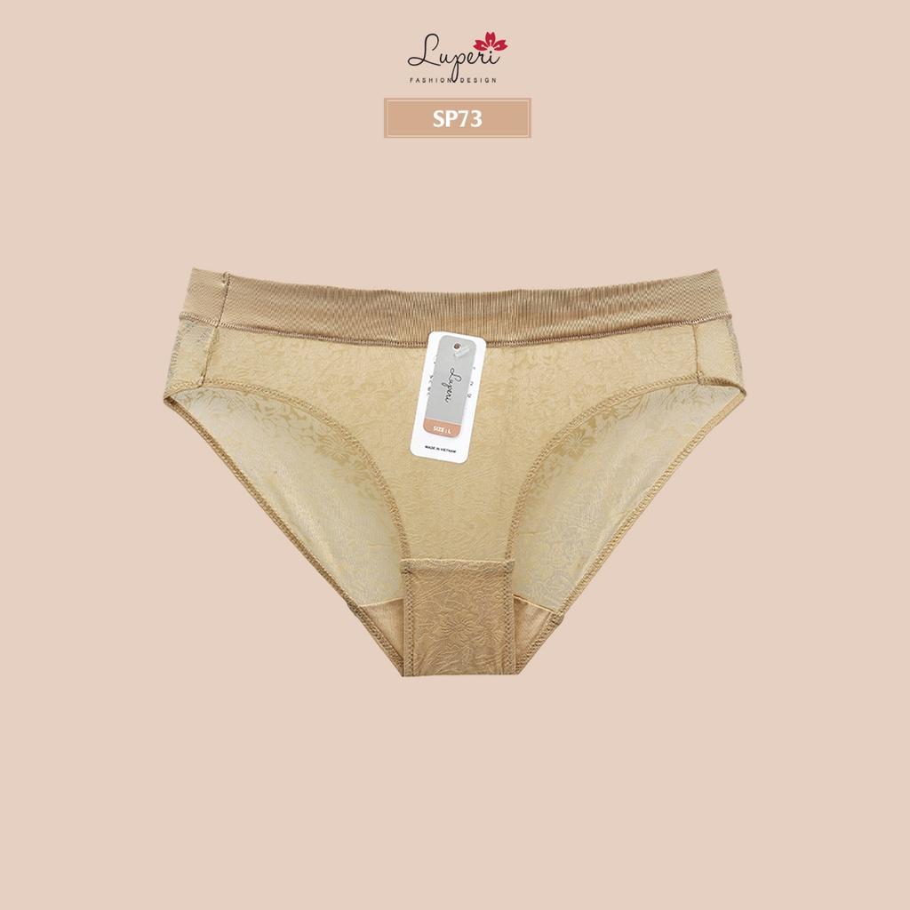 Quần Lót Nữ Lụa Cạp Cao LUPERI SP73 Mềm Mịn, Co Giãn, Không Lằn Mông, Kháng Khuẩn, Khử Mùi Rất Tốt