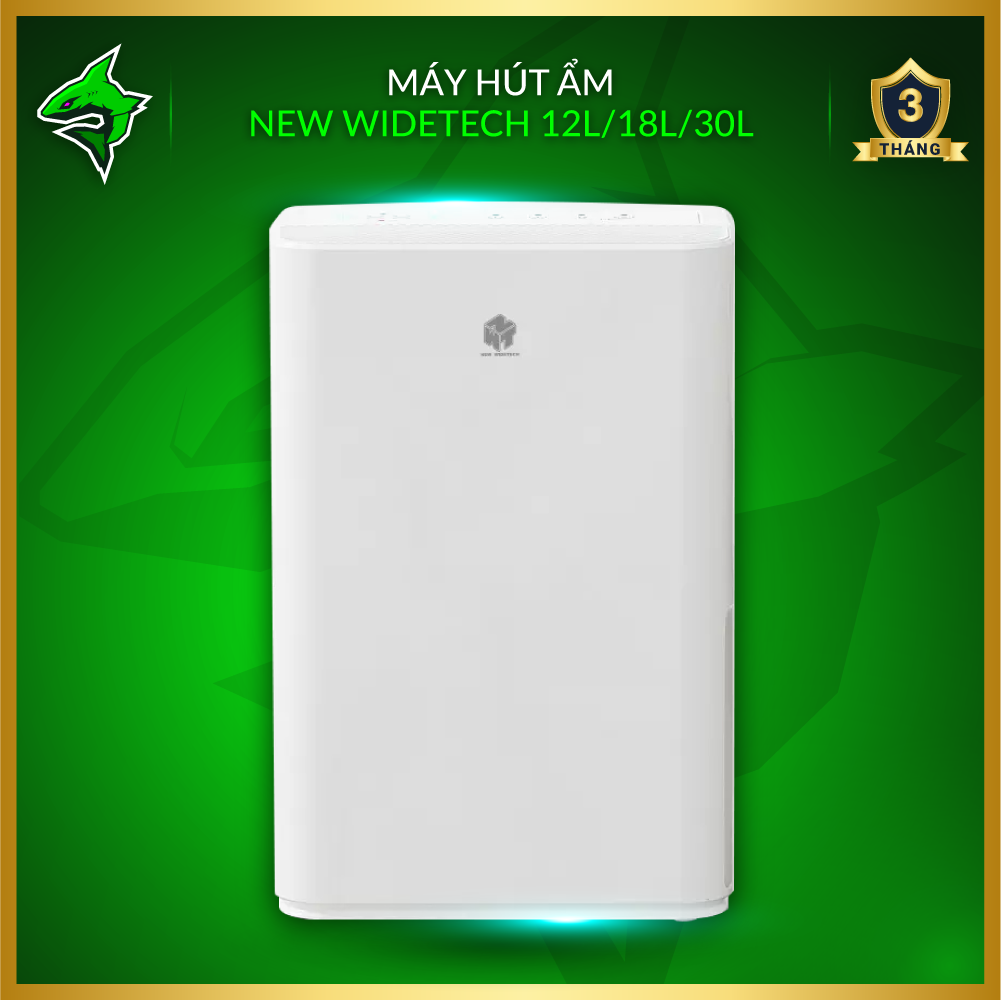 [Hàng Nhập Khẩu] Máy hút ẩm Xiaomi New Widetech 12L / 18L / 30L 【Điều khiển giọng nói qua app  ◆ Sấy khô ◆ Lọc kháng khuẩn