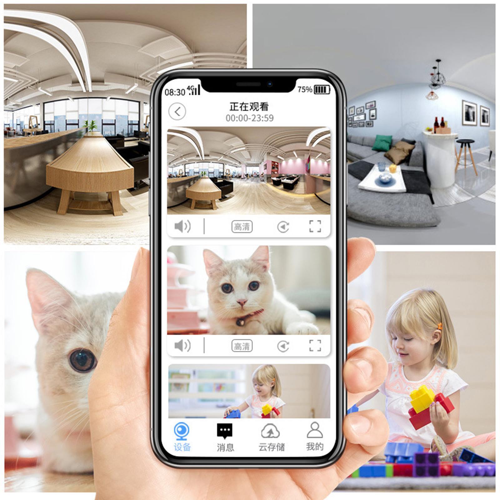 2MP WiFi IP Cameras 1080P Waterproof Auto Tracking Panoramic for Home