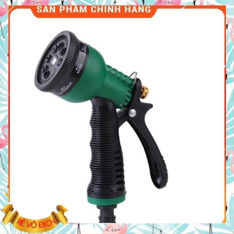 Vòi xịt rửa xe,Vòi phun nước tưới cây tăng áp thông minh 8 chế độ 815621