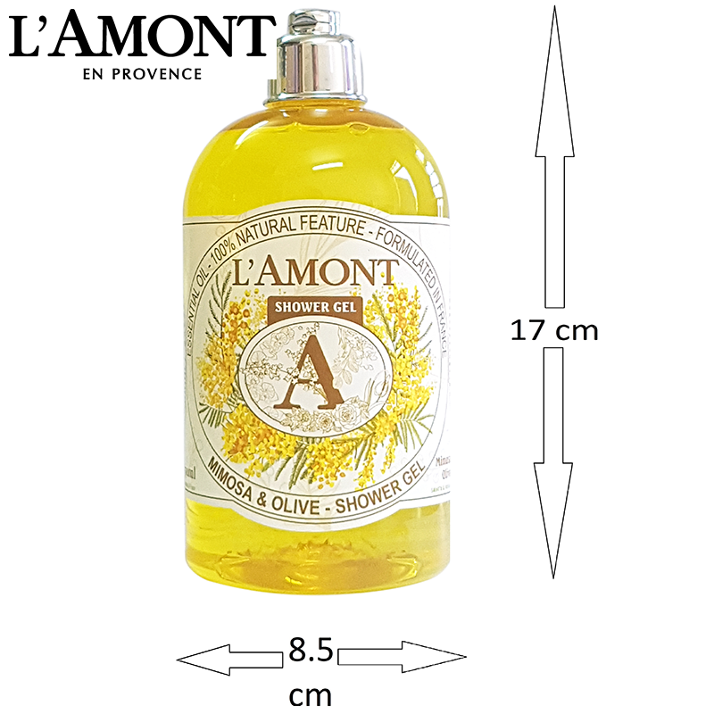 Sữa Tắm L'amont En Provence Mimosa Shower Gel - Hương hoa Mimosa 500ml