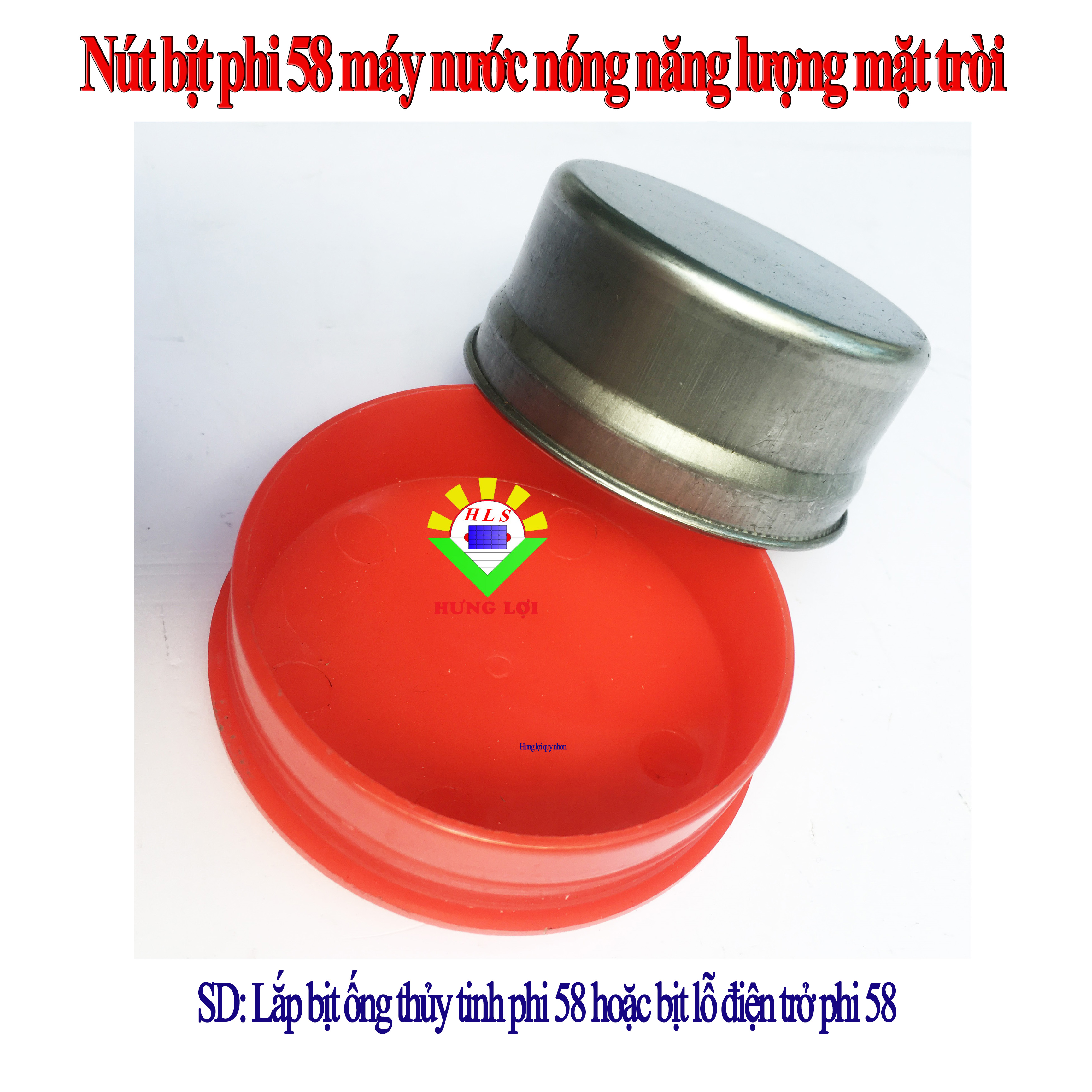 Nút bịt phi 58 cho máy nước nóng năng lượng mặt trời