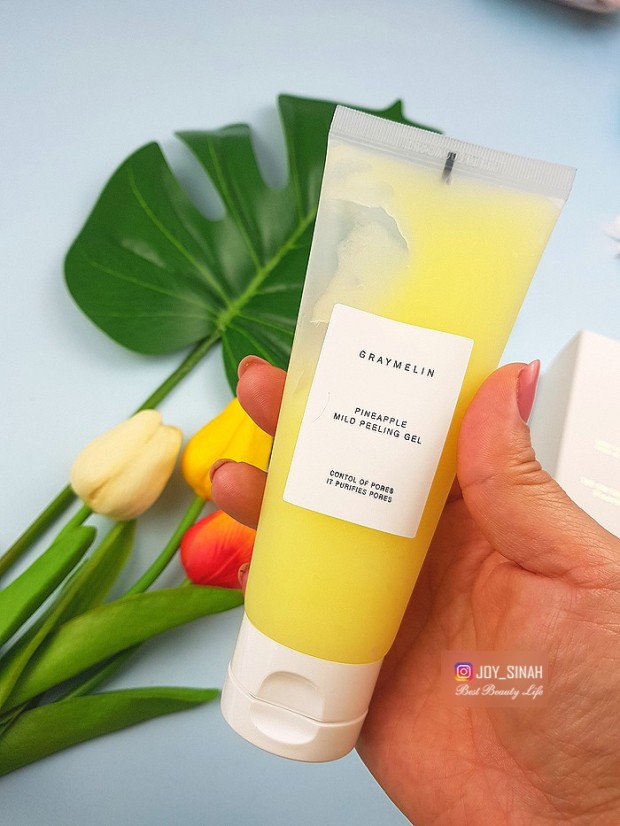 Gel tẩy da chết từ dứa Graymelin Pineapple Mild Peeling Gel 100ml