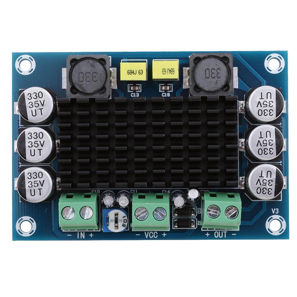 XH-M542 DC 12-26V 100W TPA3116DA Mono Channel Digital Power Audio Amplifier
