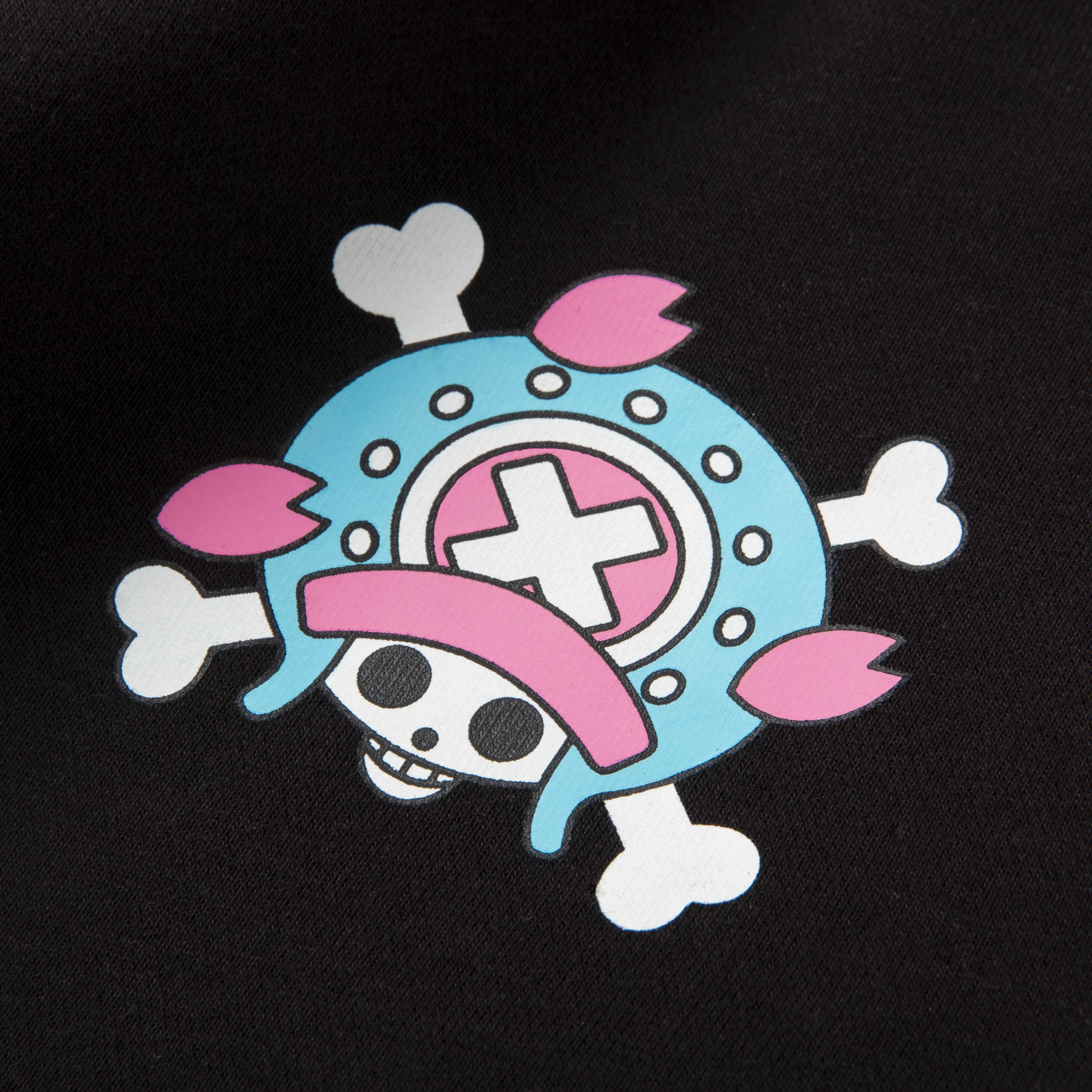 Áo Khoác DirtyCoins x One Piece Chopper Hoodie - Black