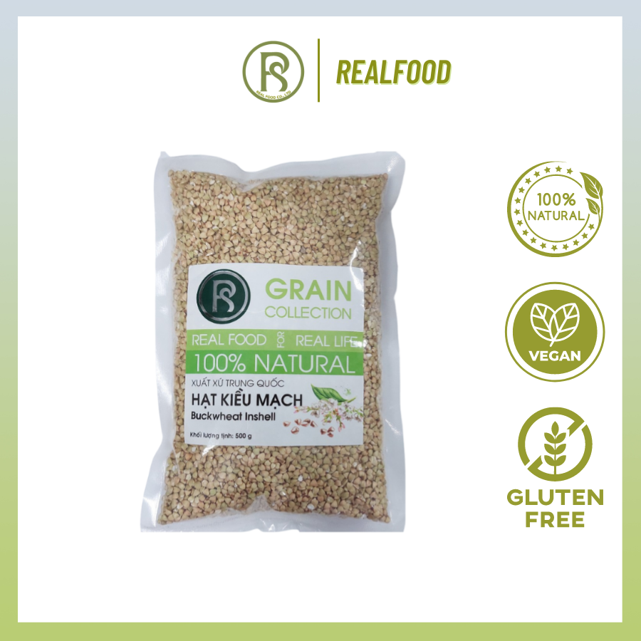 500g Kiều mạch Real Food (buckwheat)
