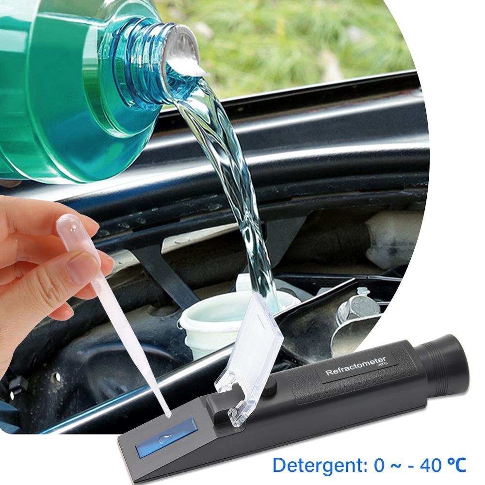 Car Antifreeze Refractometer Multifunctional Auto Coolant Tester Urea Propylene Glycol Glycol Detergent Battery Liquids Test Device