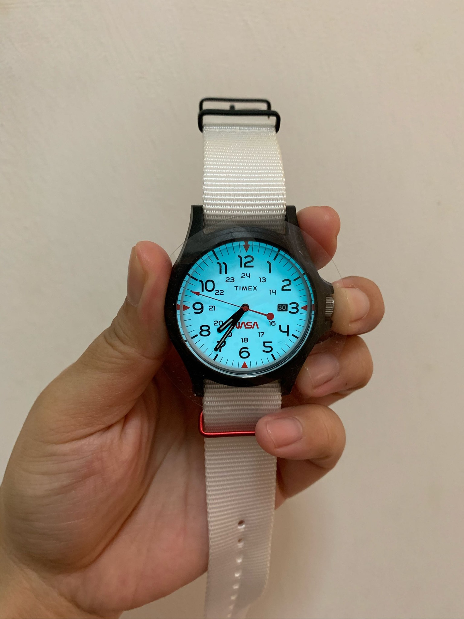 Đồng hồ Unisex Timex Acadia X NASA TW2T92700 - Trắng