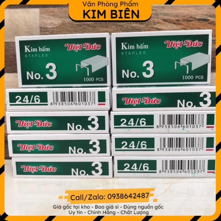 ️sỉ vpp,sẵn hàng️ Kim bấm số 3, số 10 Việt Đức - VPP Kim Biên