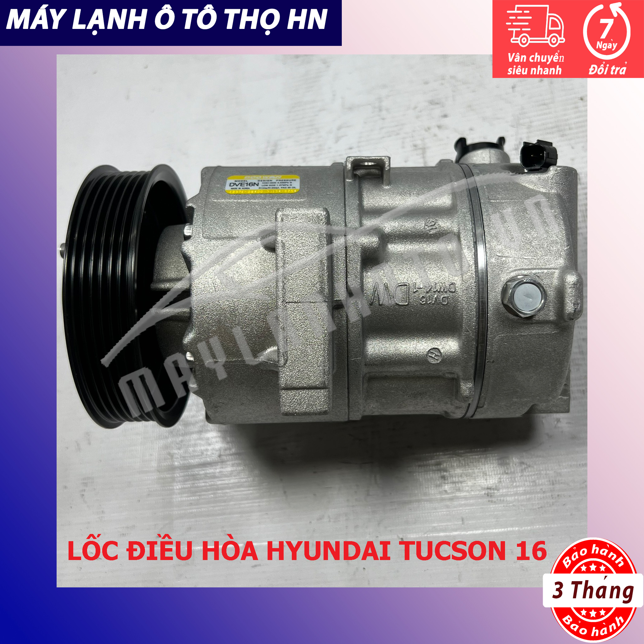 Lốc điều hòa Hyundai Tucson 2016-2017 hàng xịn Hàn Quốc 16 17 97701-D3200