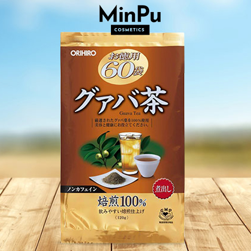 Trà lá ổi Orihiro hỗ trợ điều chỉnh cân nặng, đốt mỡ - Guava Tea Orihiro 60 gói/ bịch