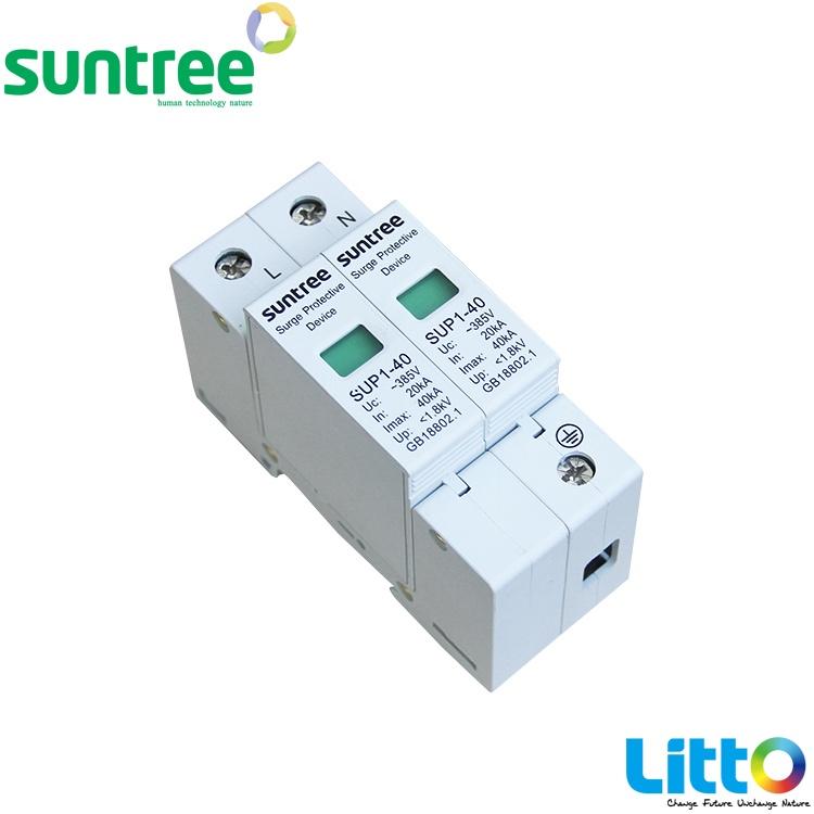 CHỐNG SÉT AC 2P 275VAC SUNTREE, 2P 385VAC ENERGY (AC SURGE PROTECTOR ) - HÀNG CHÍNH HÃNG SUNTREE