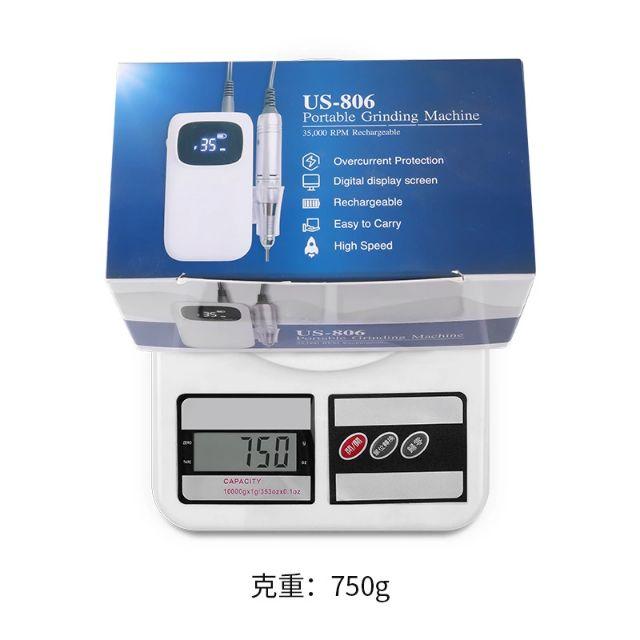 Máy mài us 806 mài móng nail. Máy khỏe tốc độ 35000 vòng pin sạc dùng liên tục 5 tiếng thiết kế đẹp mẫu 2020