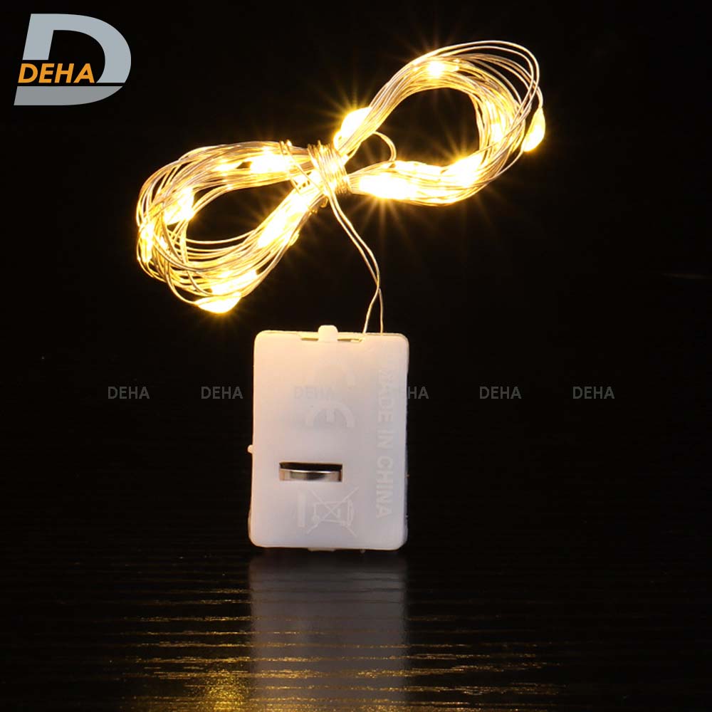 Dây đèn led đom đóm trang trí decor phòng, du lịch cắm trại, fairy light cao cấp (tùy chọn loại nguồn cấp, chiều dài dây và màu sắc)